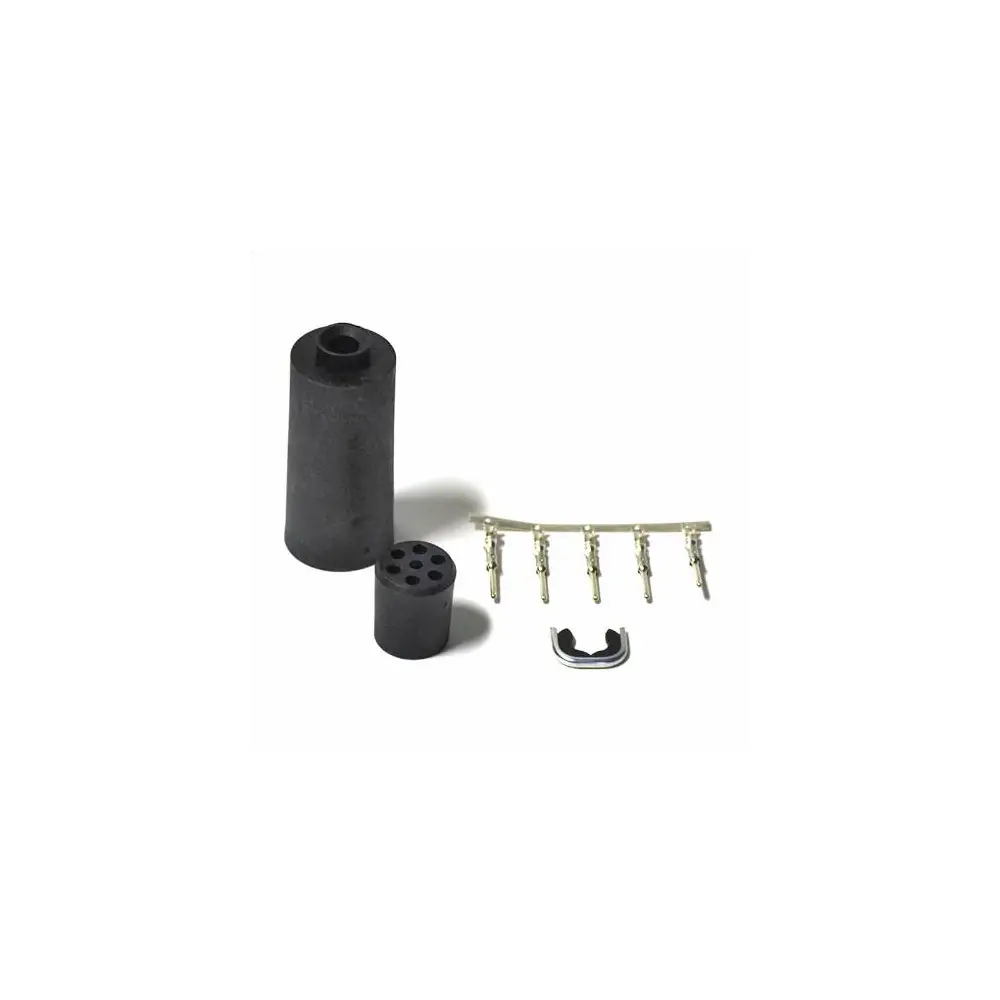 Winch Remote Control Socket Assembly - 5 Wire Round Remote Socket - WAR14469